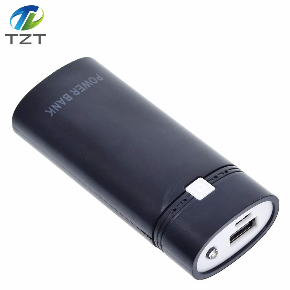 TZT 2X 18650 USB Power Bank Battery Charger Case DIY Box for phone poverbank For iPhone portable charging External Battery