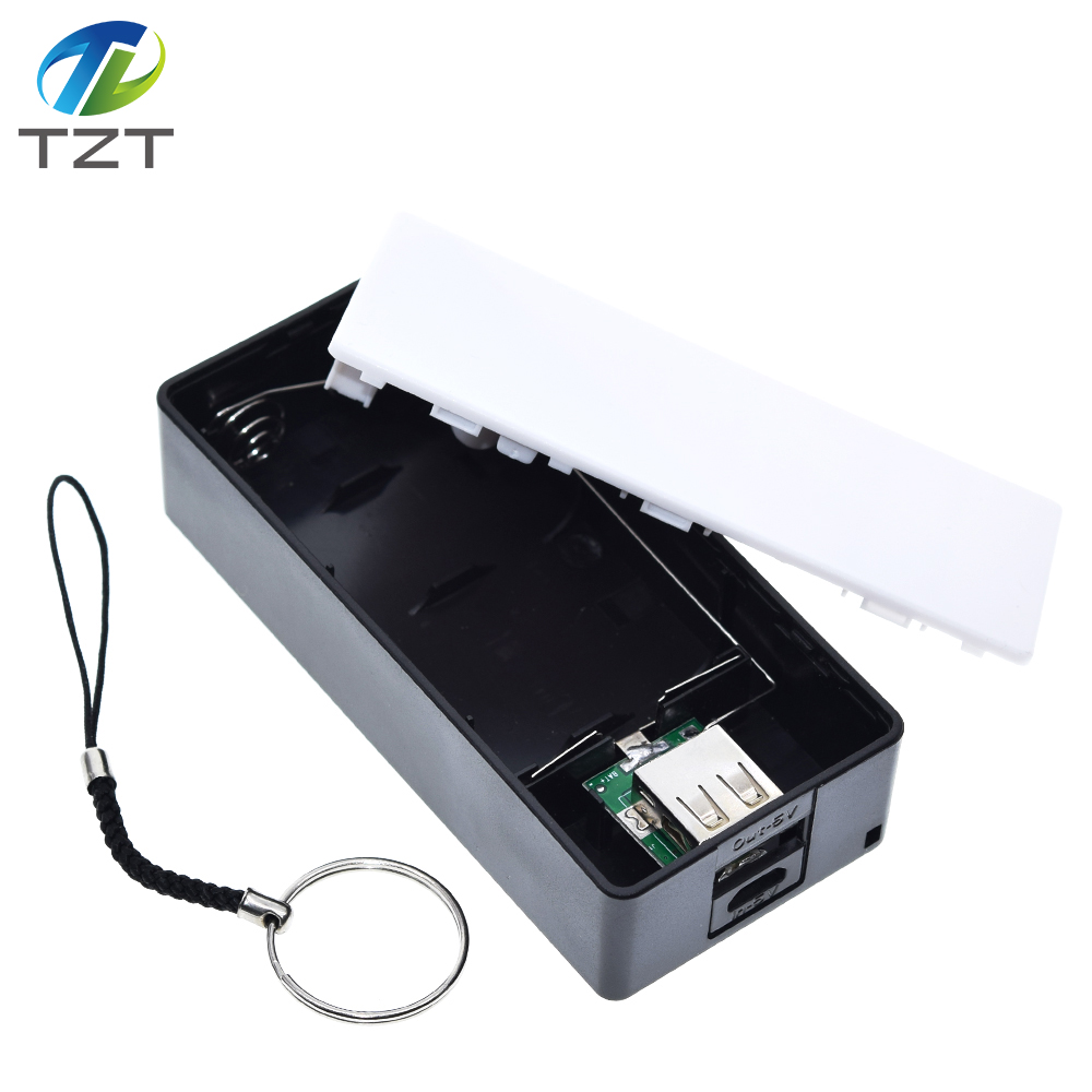 TZT 2X 18650 USB Power Bank Battery Charger Case DIY Box For iPhone For Smart Phone MP3 Electronic Mobile Charging QIY25 D3S