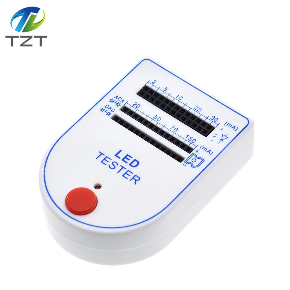 TZT 2~150mA Mini Handy LED Test Box Tester For Light-emitting Diode Lamp Bulb Battery Tester Handy Device LED Tester