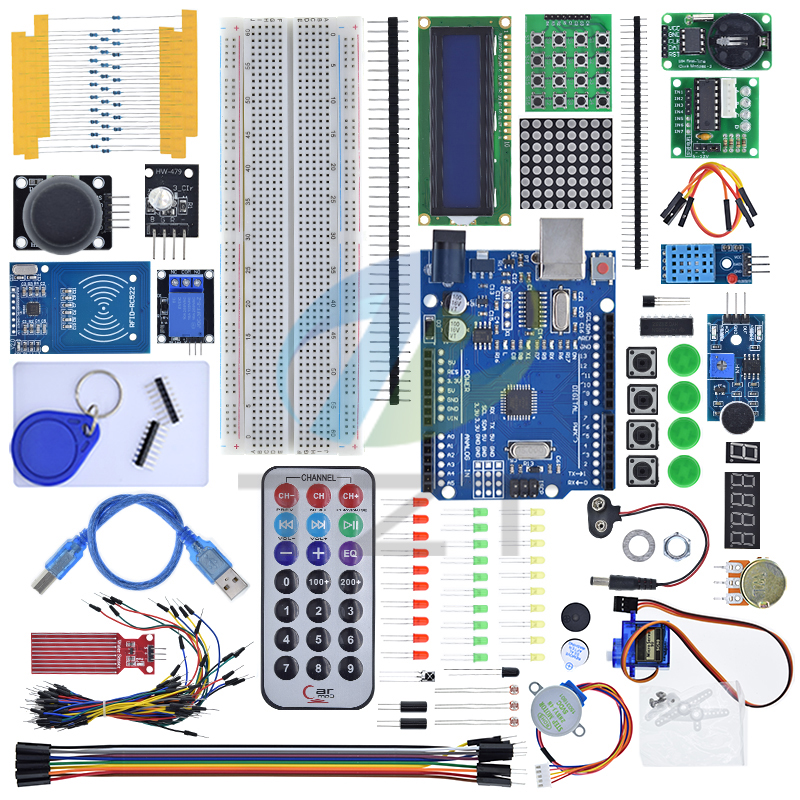 TZT NEWEST RFID Starter Kit for Arduino UNO R3 Upgraded version Learning Suite With Retail Box
