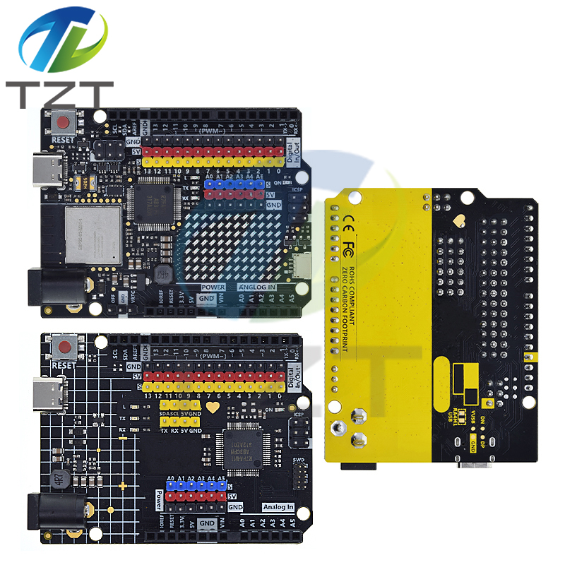 TZT UNO R4 Minima Type-C USB ESP32-S3 WIFI Edition Development Board For Arduino Programming Learning Controller