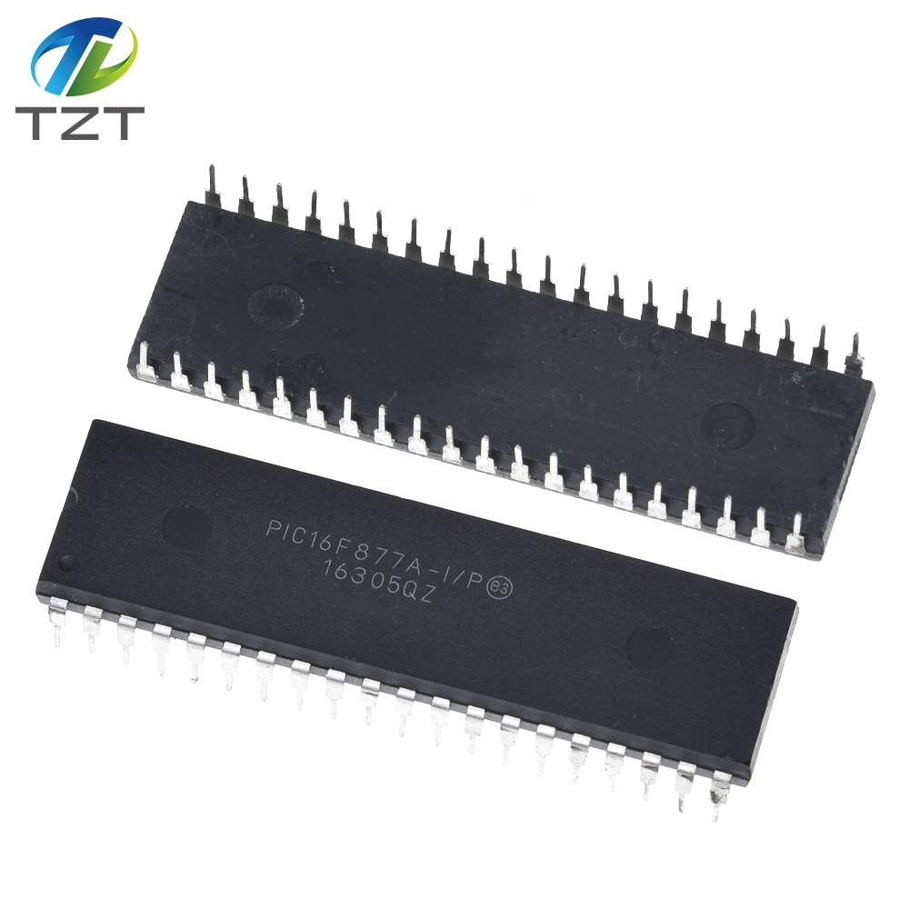 TZT PIC16F877A-I/P PIC16F877A 16F877A DIP40 Enhanced Flash Microcontrollers new original