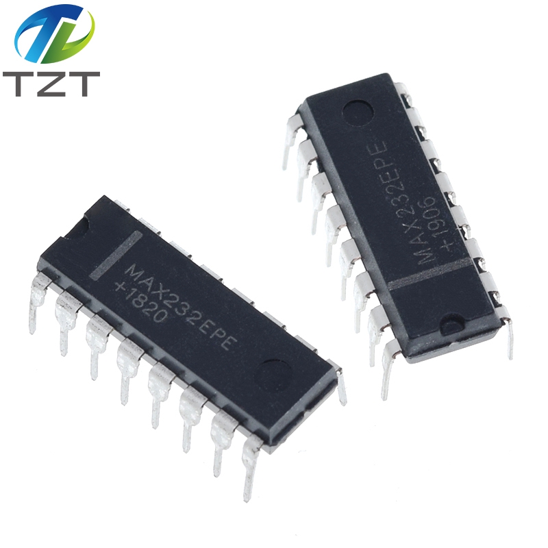 TZT New original 1PCS MAX232EPE DIP MAX232 RS232 Transceiver Drivers/Receivers