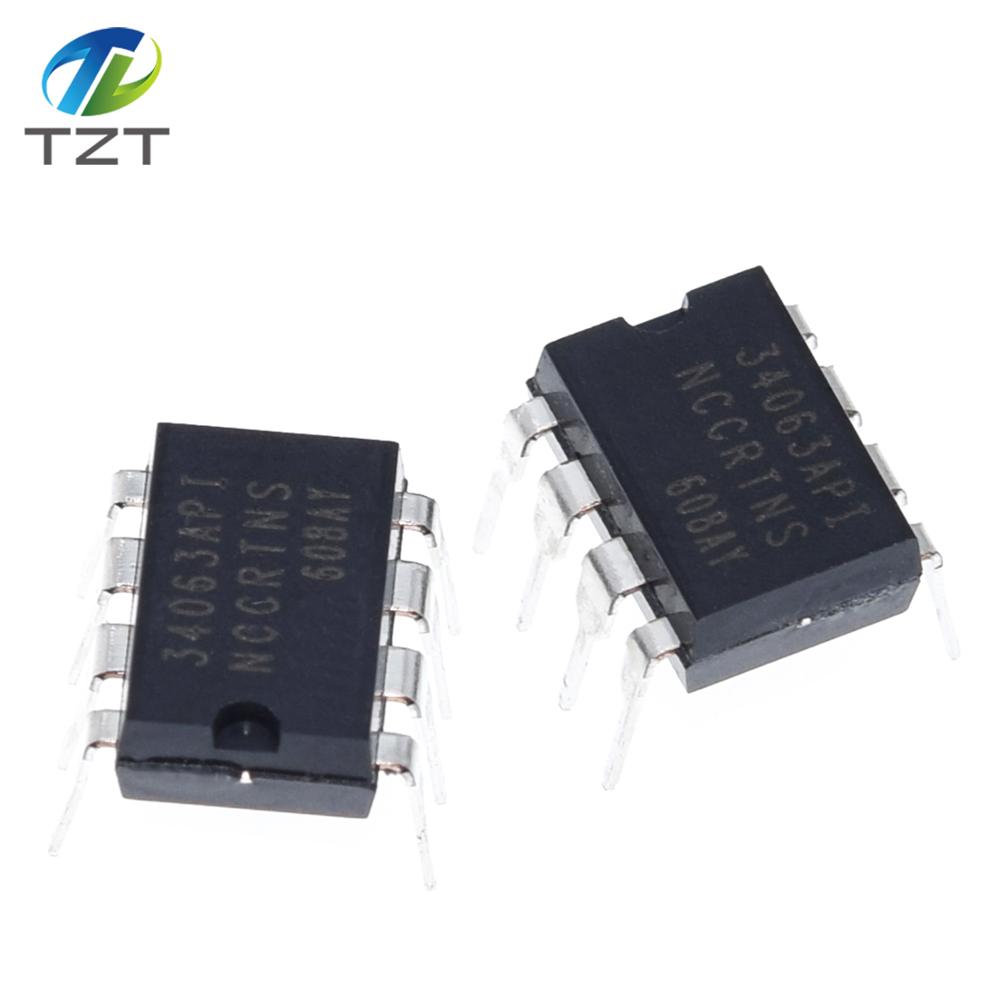 TZT 1PCS MC34063API MC34063 34063 DIP8 DIP Boost or buck power DC/DC converter