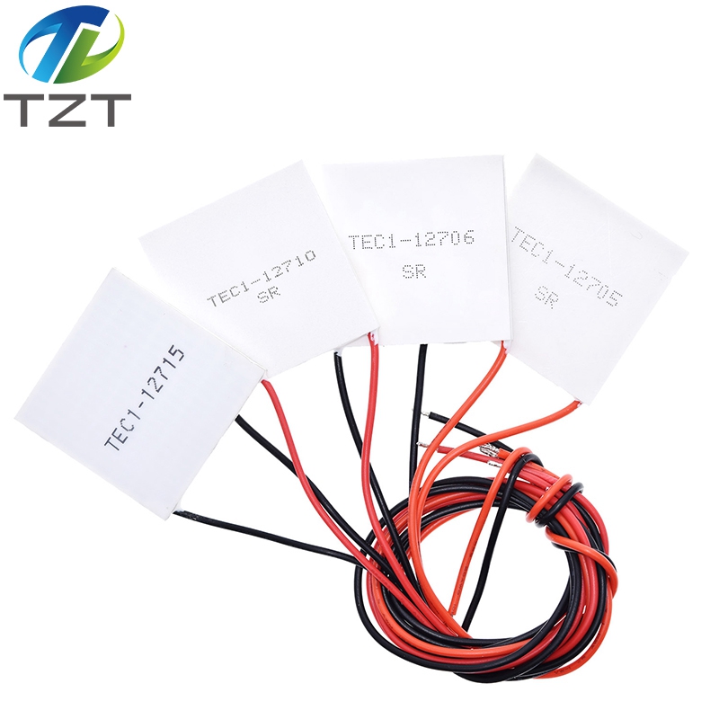 TZT TEC1-12705 Thermoelectric Cooler Peltier TEC1-12706 TEC1-12710 TEC1-12715 40*40MM 12V Peltier Elemente Module