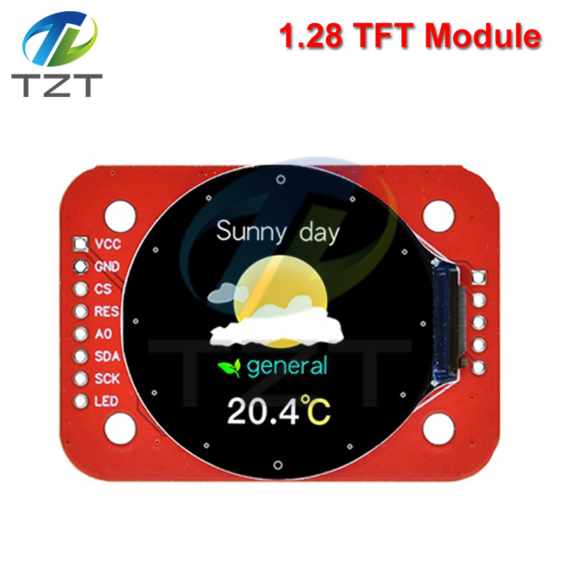 TFT Display 1.28 Inch TFT LCD Display Module With Card RGB 240*240 GC9A01 Driver 4 Wire SPI Interface 240x240 PCB For Arduino