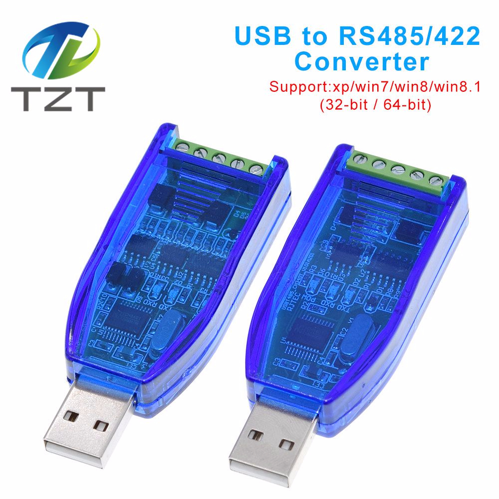 TZT Industrial USB To RS485 422 CH340G Converter Upgrade Protection Converter Compatibility Standard RS-485 Board Module