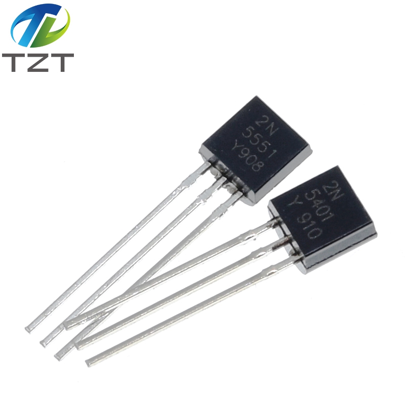 50pcs/lot Transistor DIP 2N5551 2N5401 5551 5401 TO-92 (25PCS* 2N5401+25PCS* 2N5551 )