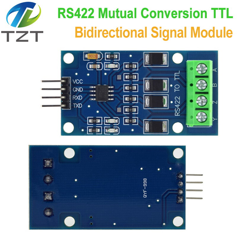TZT RS422 Mutual Conversion TTL Two-way Signal Module Full Duplex 422 Turn Single Chip MAX490 To TTL Module