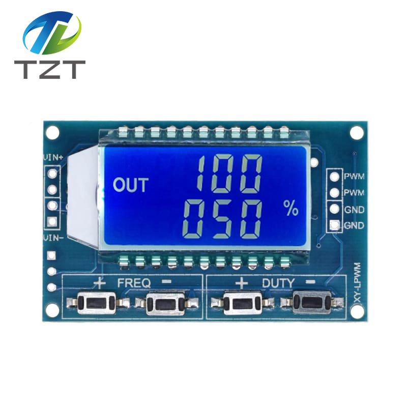 1Hz-150Khz Signal Generator PWM Board Module Pulse Frequency Duty Cycle Adjustable Module LCD Display 3.3V-30V 1Hz - 150Khz