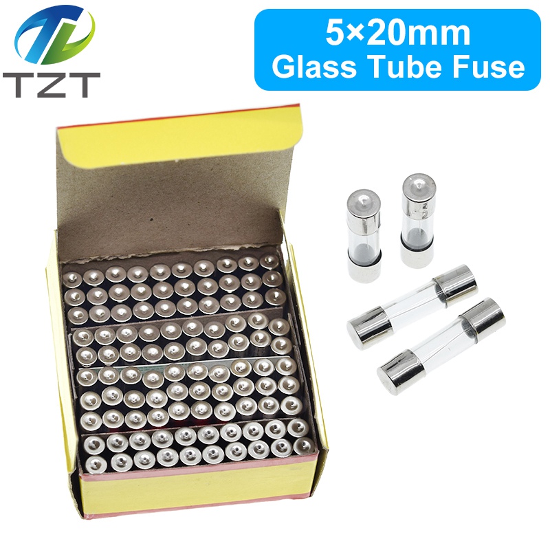 10PCS 5x20mm Fast Blow Glass Tube Fuses 0.1A 0.2A 0.3A 0.5A 0.75A 1A 1.5A 2A 2.5A 3A 4A 5A 6A 8A 10A 15A 20A 25A 30A 250V 5*20mm