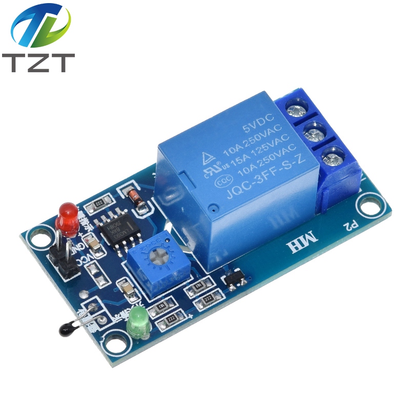 5V/12V Thermal Sensor Module 1 Channel Relay Module Combo Module Thermistor Temperature Sensor Module For Arduino