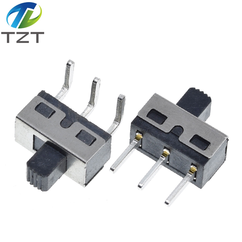 TZT 1PCS SS12D10 SS12D06 Toggle Switch 3Pins Straight Feet Handle High 5mm Spacing Of 4.7mm 3A 250V SS12D10 Power Switches