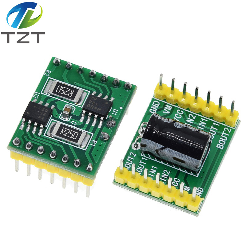 TZT A4950 Dual Motor Drive Module Performance Super TB6612 DC Brushed Motor Driver Board for arduino